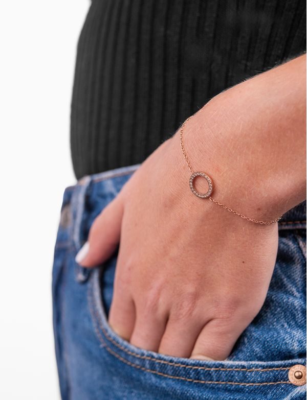 Náramek Elorina Rose Gold