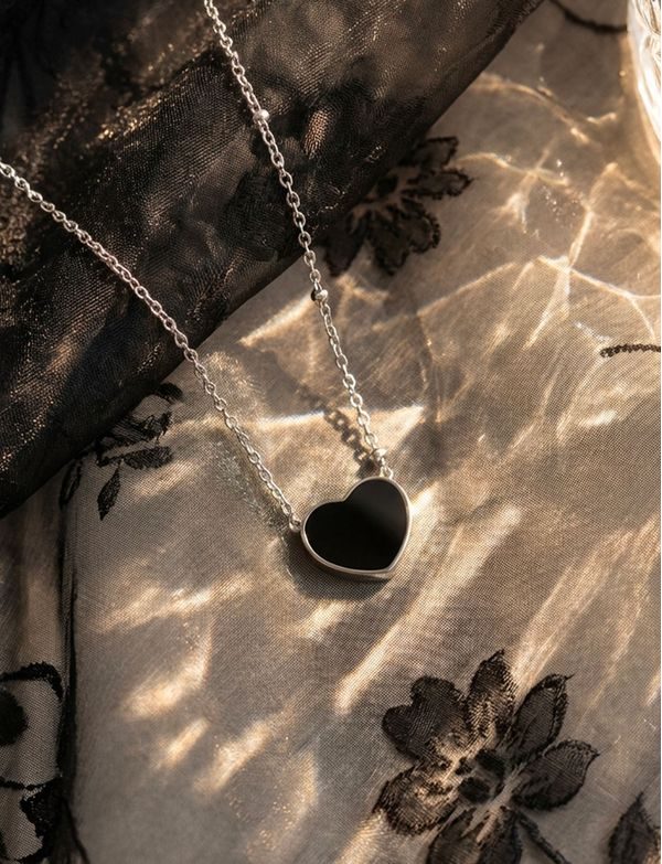 Náhrdelník Sophie Heart Black