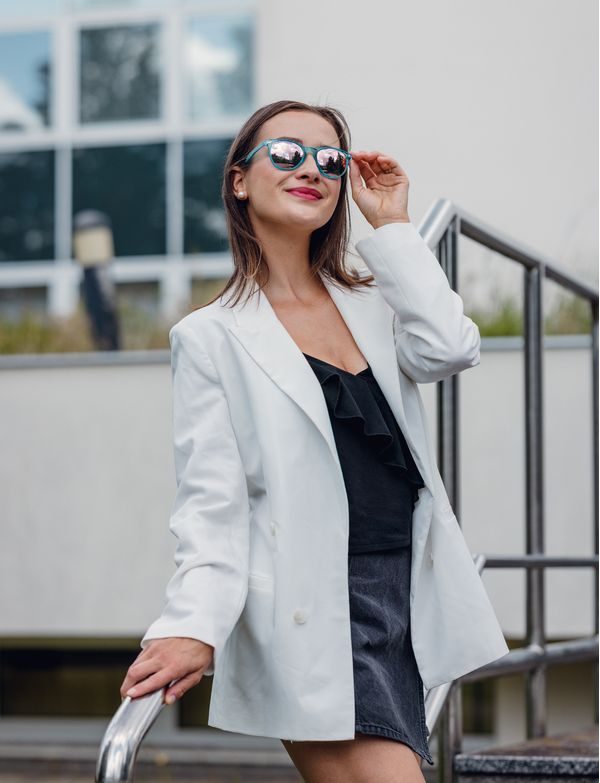 Mitzi Transparent Blue