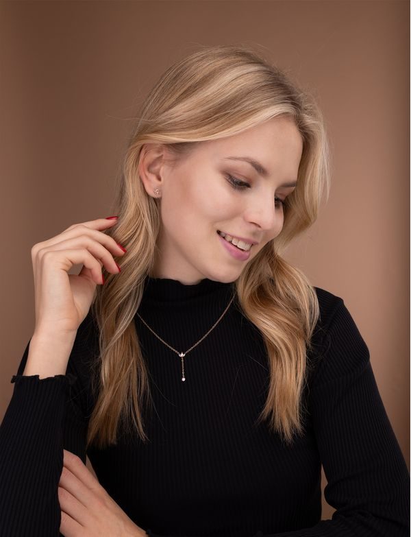 Náhrdelník Krystel Rose Gold