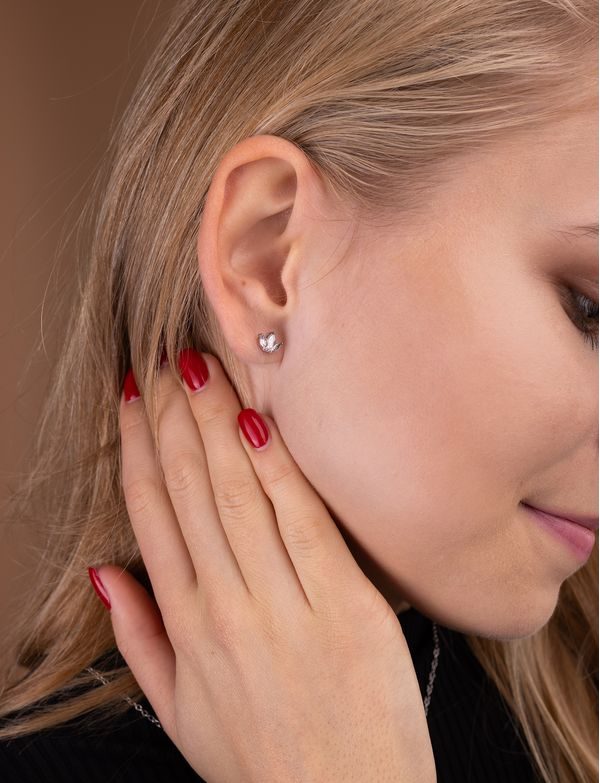 Náušnice Krystel Silver