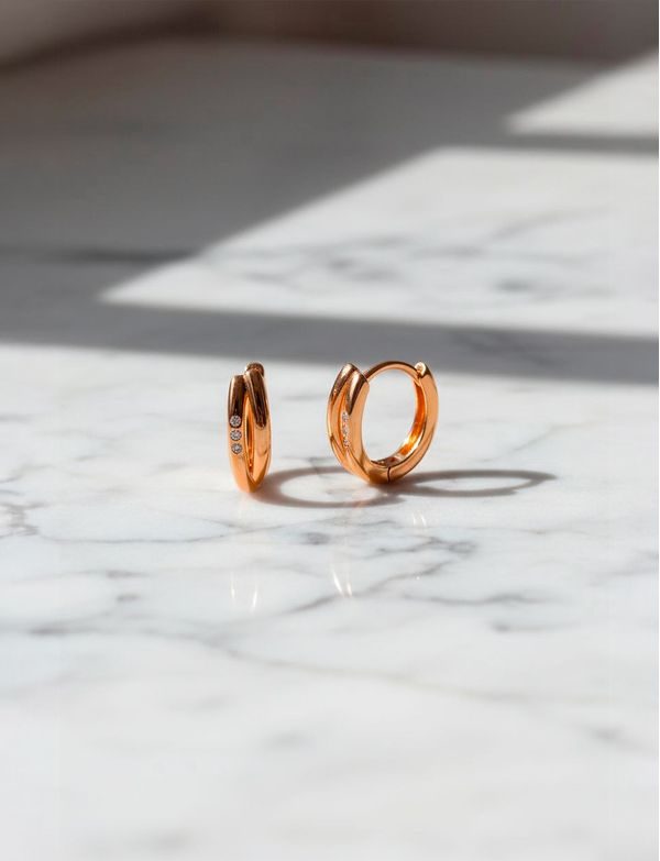 Náušnice Elysium Rose Gold