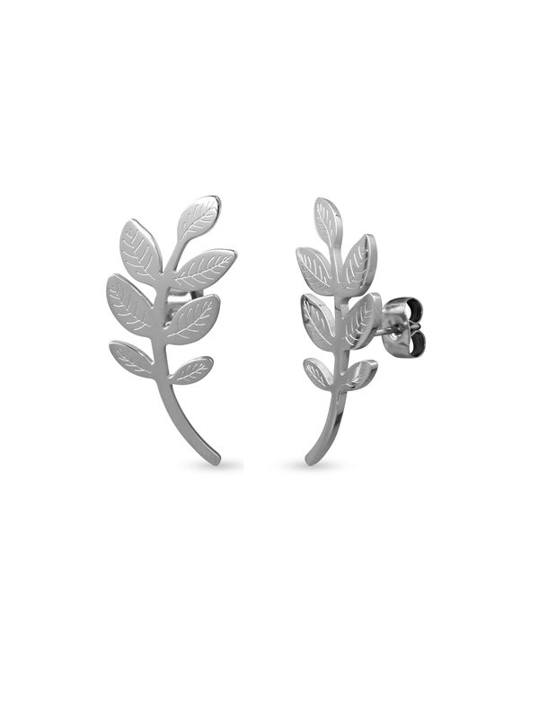 Náušnice Leaves Silver