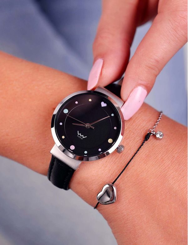 Náramek Shiny Heart Black