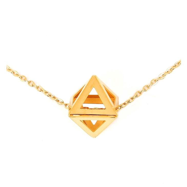Náhrdelník Triangle Gold