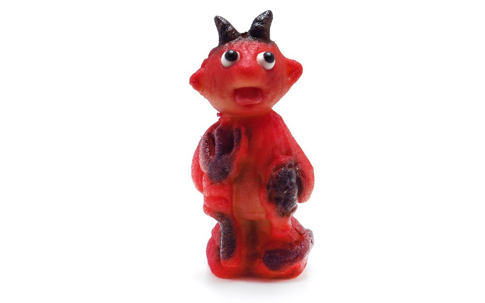 Čertík červený - marcipánová jedlá figurka - Frischmann