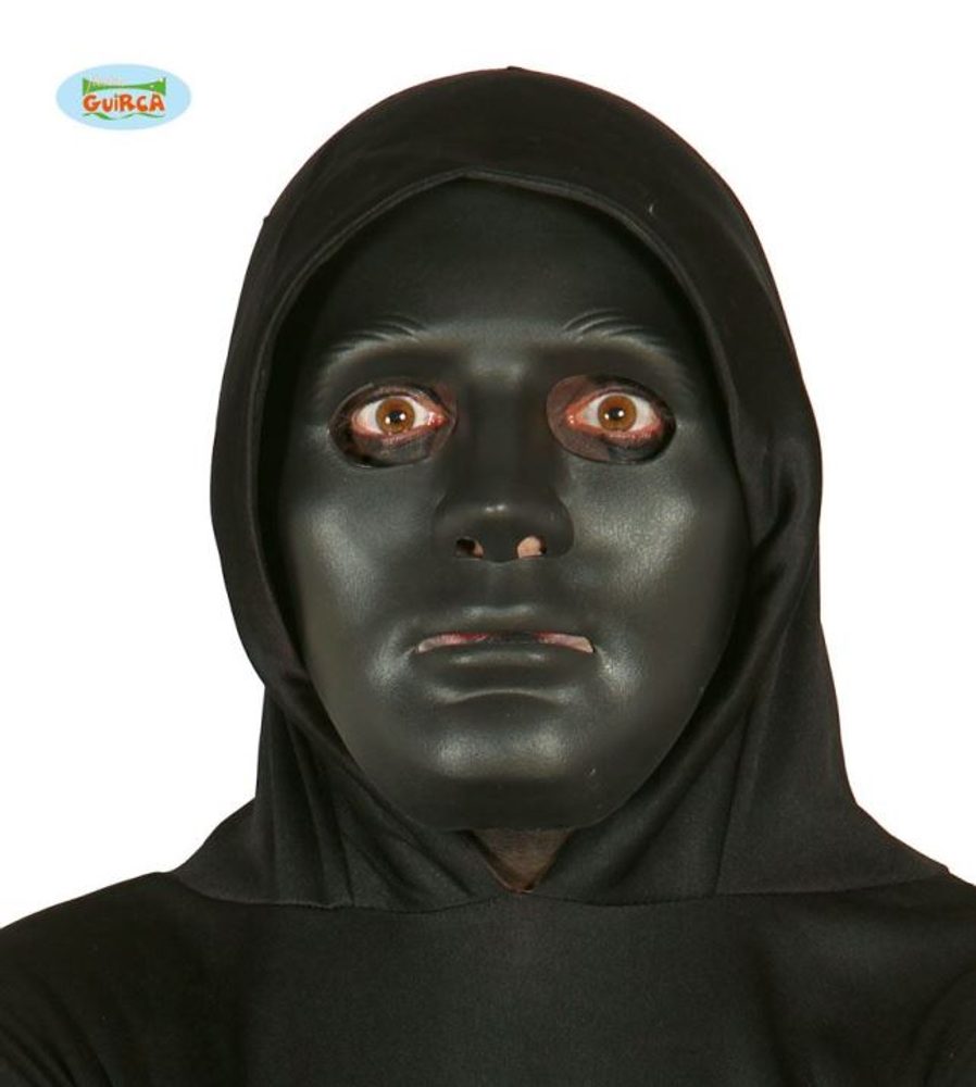 Černá maska - Halloween, PVC - GUIRCA