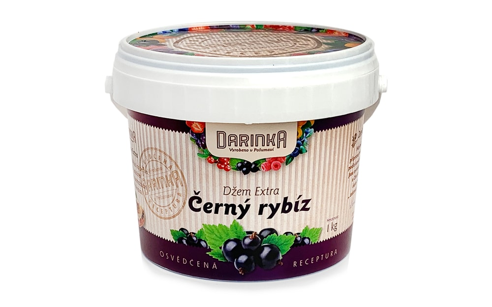 Darinka džem s extra podílem ovoce Černý rybíz 1 kg -