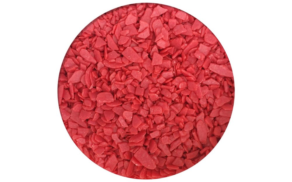 Cukrářské zdobení Šupiny z polevy červené 1 kg -