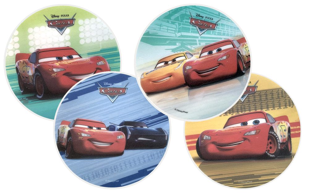 Jedlý papír s motivem aut - Cars od Pixar - McQueen - 1 ks - Modecor