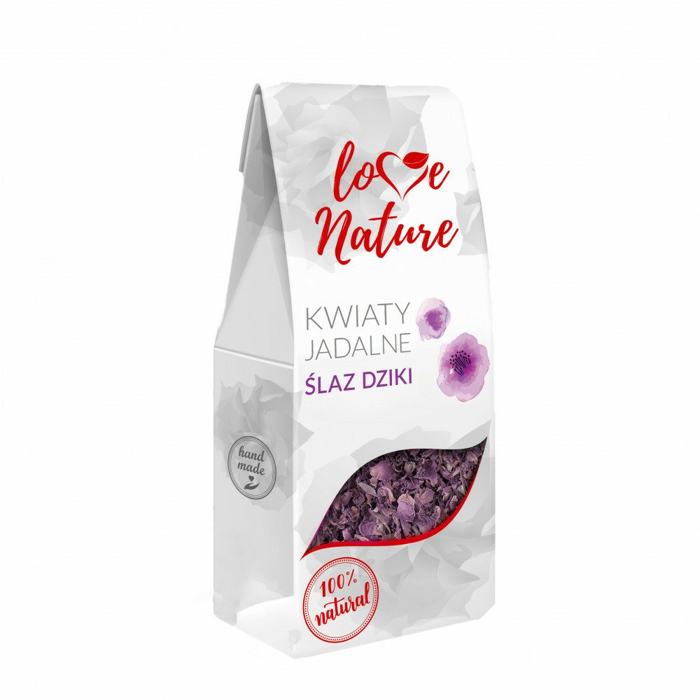Jedlé sušené květy sléz lesní - 15 g - 