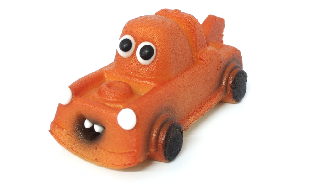 Odtahové autíčko Burák - marcipánová figurka na dort - Frischmann