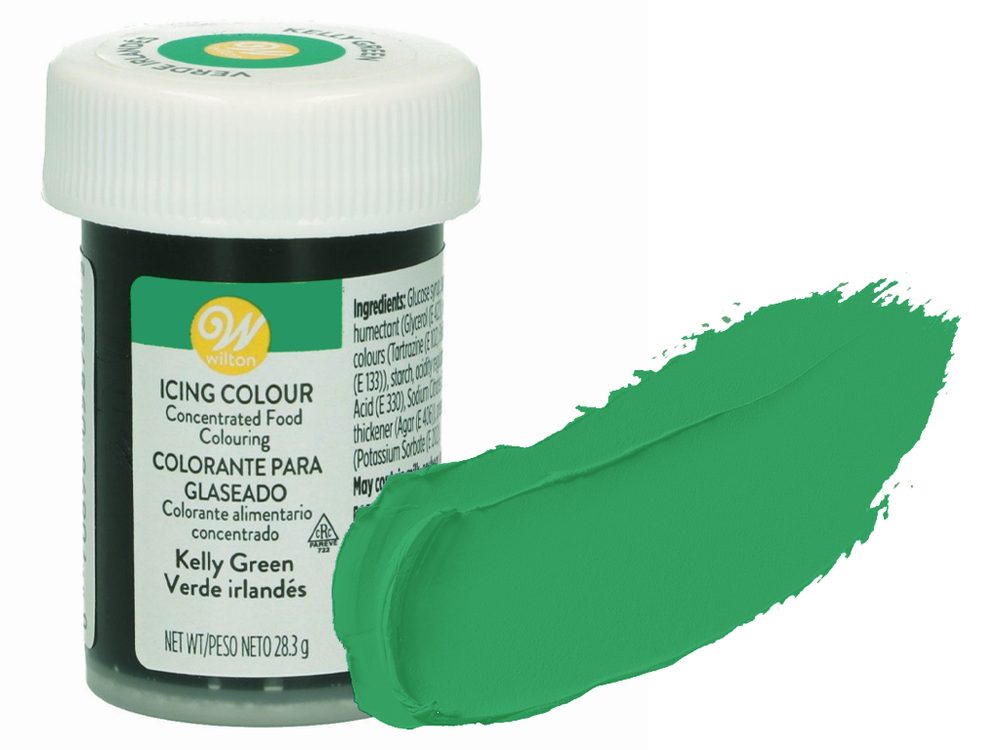 Gelové barvy Wilton Kelly Green (zelená) - Wilton