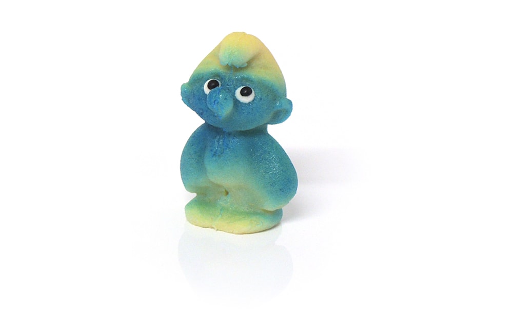 Modrý trpaslík - marcipánová figurka na dort - Frischmann