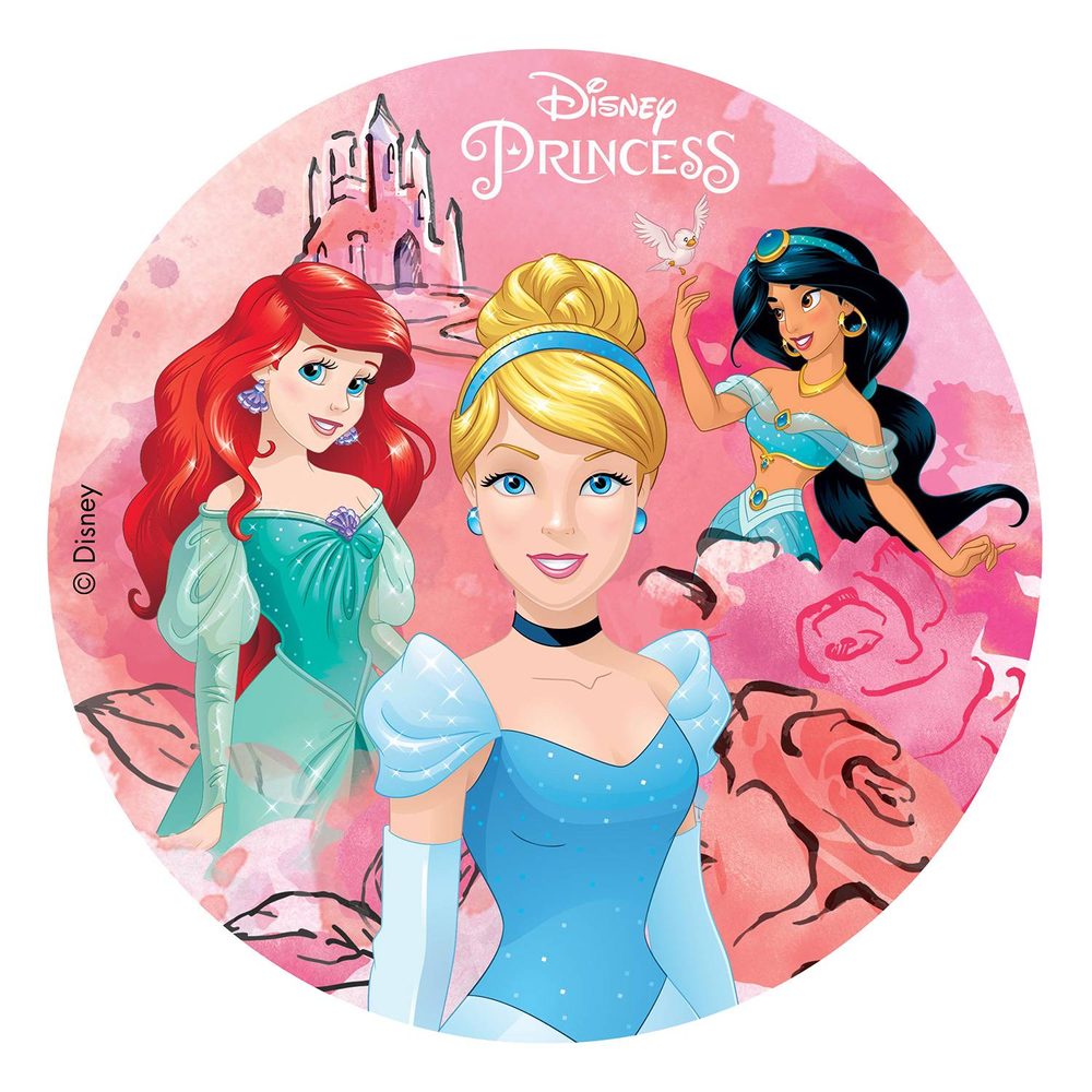 Jedlý papír Disney princezny 20 cm - Dekora