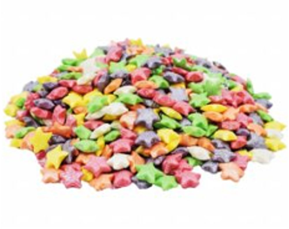 Cukrové konfety – hvězdičky 50 g - K-Decor