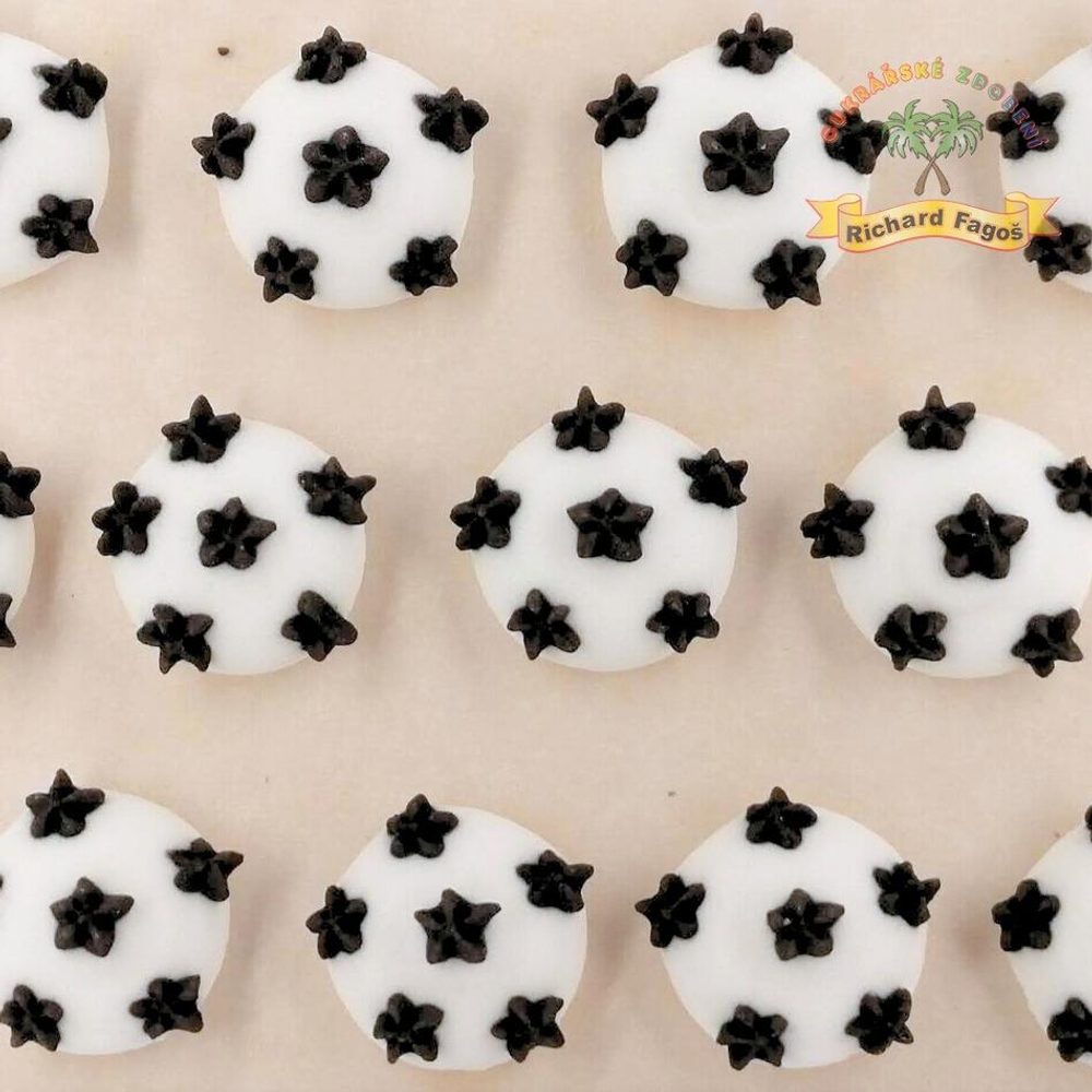 Cukrové dekorace fotbal - Fagoš