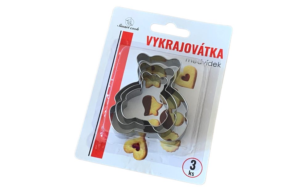 Sada vykrajovaček Medvídek - 3 ks - Smart Cook