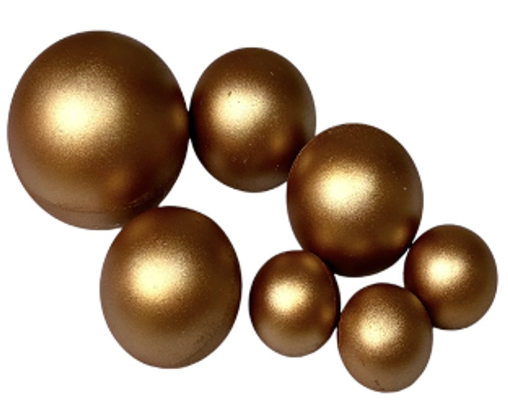 Čokoládové koule Bronzové - K-Decor