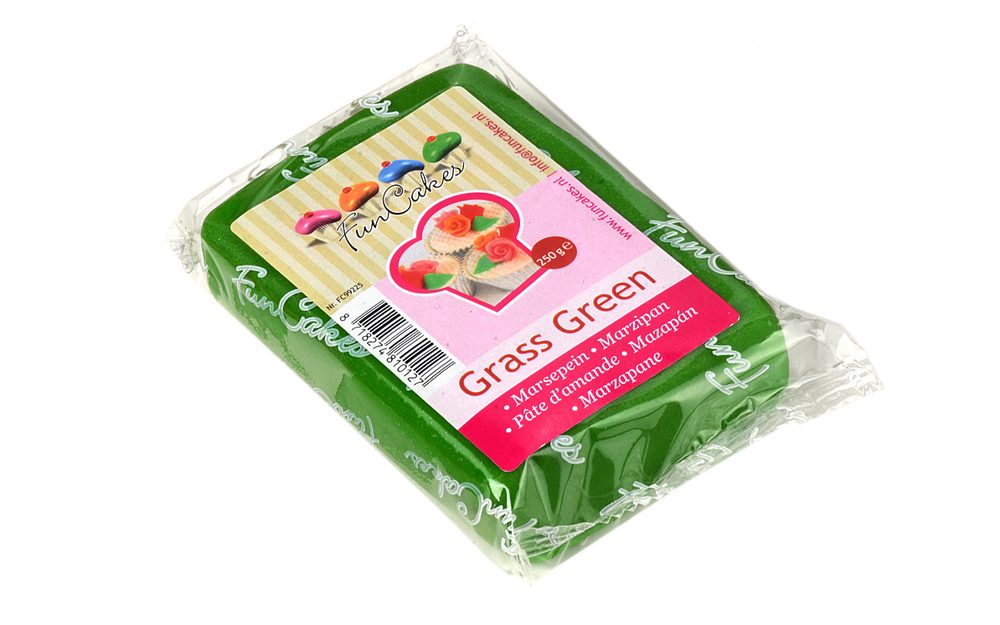 Zelený Marcipán Grass Green 250 g - FunCakes