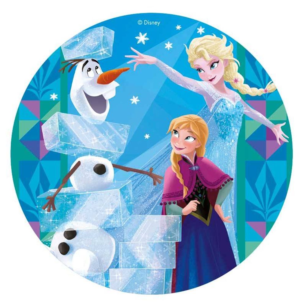 Jedlý papír ledové království - Frozen 20 cm - Dekora