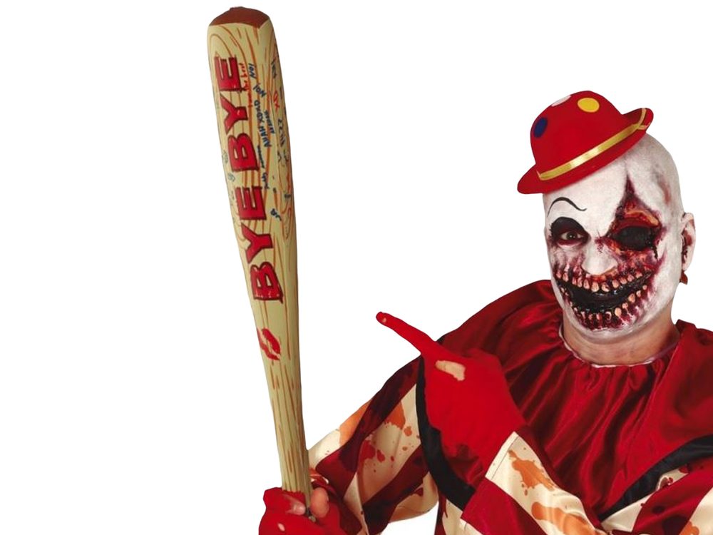 Baseballová pálka nafukovací - Halloween 75 cm - GUIRCA