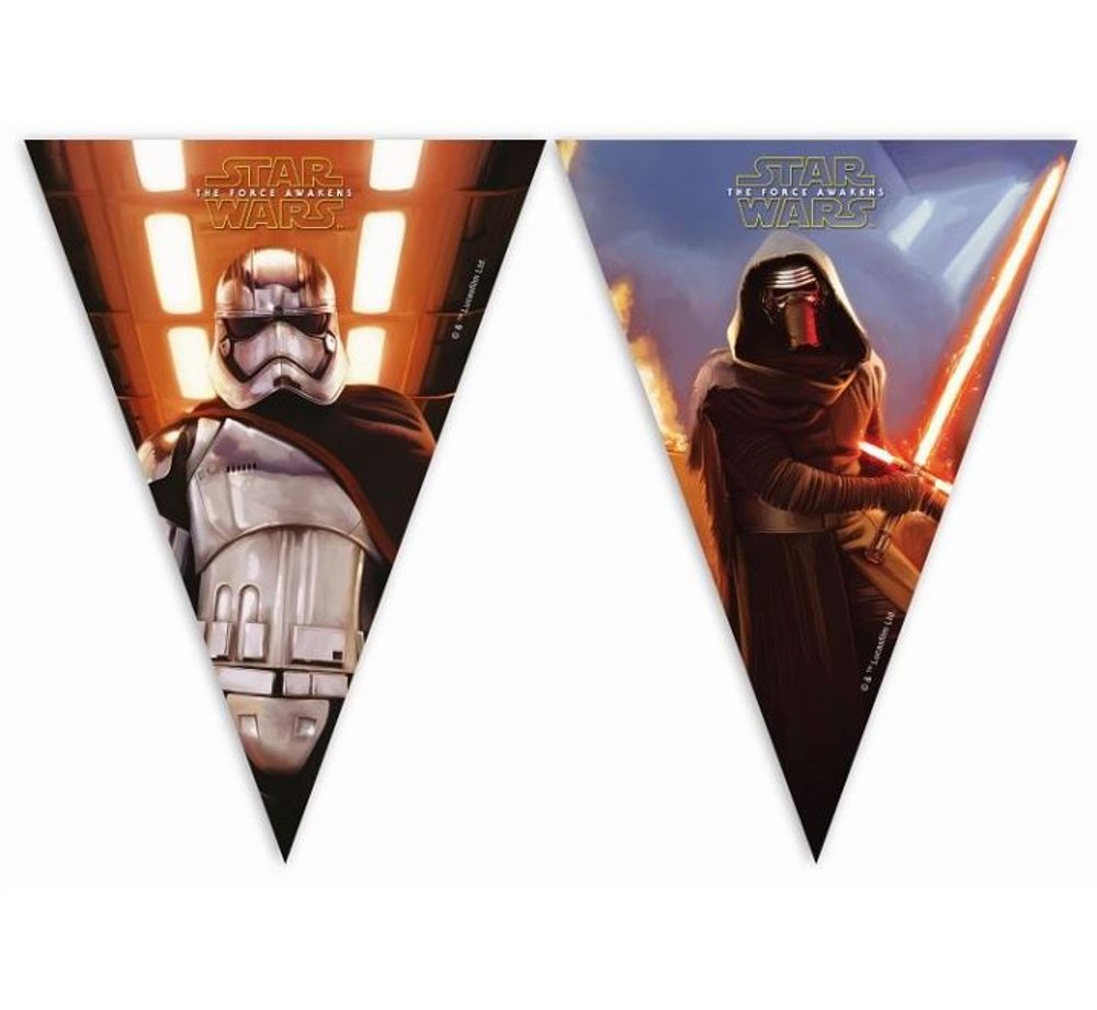 Banner - girlanda Star Wars vlajky 2,3 m - GoDan