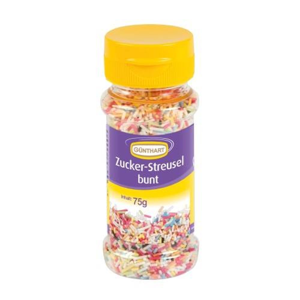 Cukrové sypání 75g barevné tyčinky - Günthart