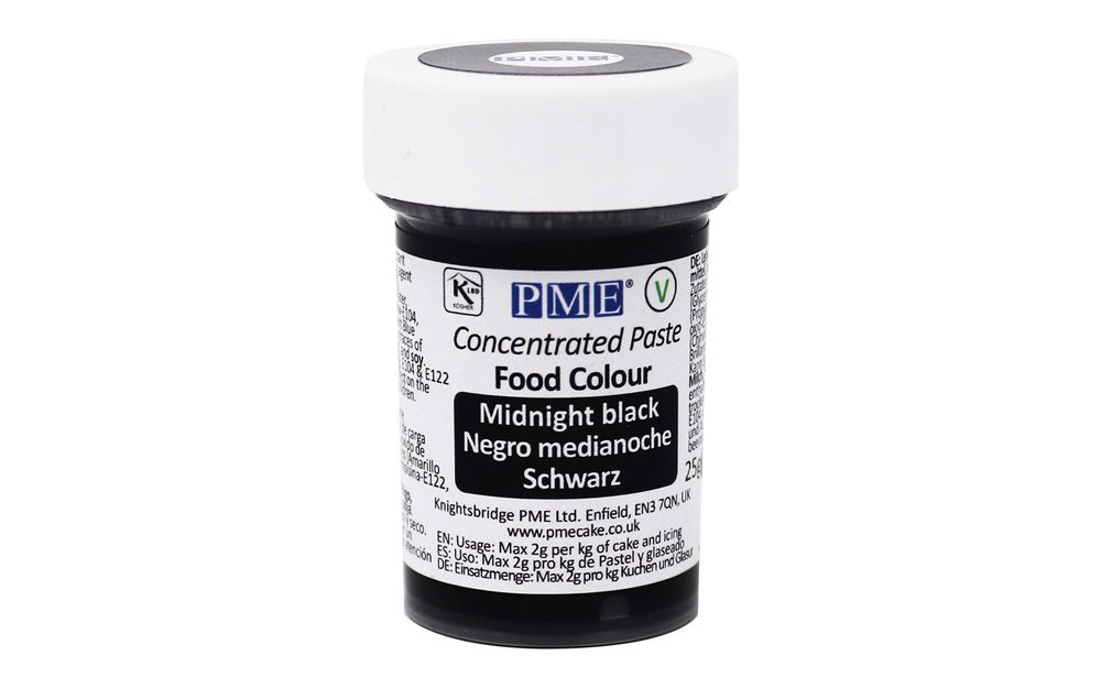 Černá gelová barva Midnight Black - PME