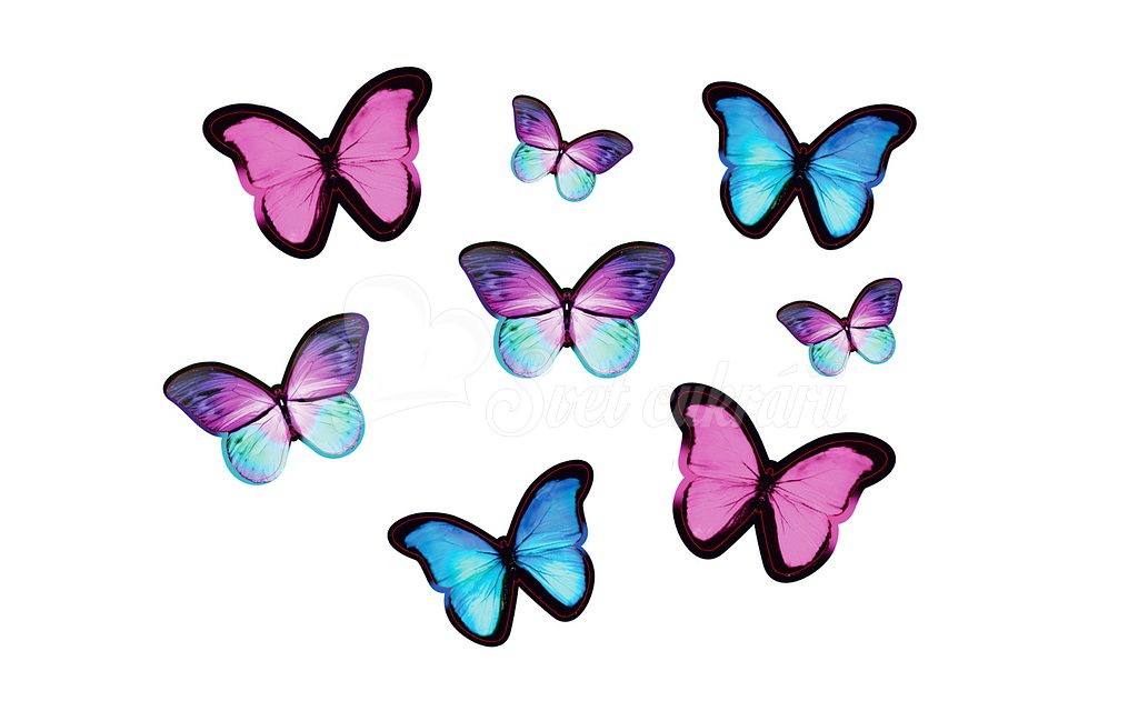 Amazon pillangók - dekoráció ehető papírból - breAd. & edible - Ehető papír  - Ehető dekoráció, Alapanyagok - Cukrász világ