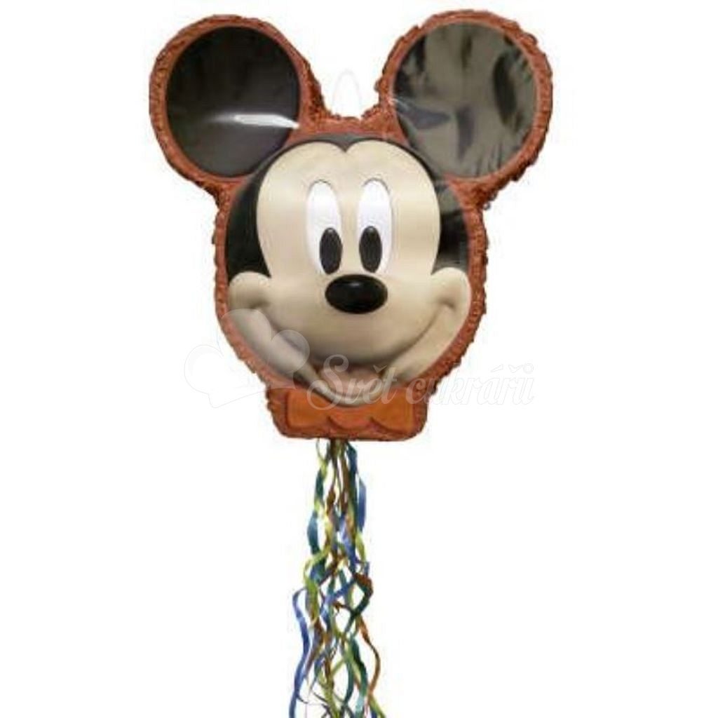 Mickey egér piñata - felhúzható - UNIQUE - Piñata - Ünnepségek és partik -  Cukrász világ