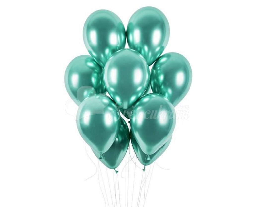 Svet cukrárov - Balónky chromované 50 ks zelené lesklé - průměr 33 cm -  GoDan - Balóny - Oslavy a party