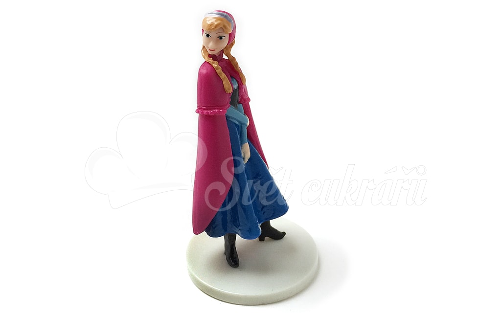 Anna, princezna z Frozen - figurka na dort s podstavcem - Modecor -  Dekorace a figurky na dorty - Cukrářské potřeby - Svět cukrářů
