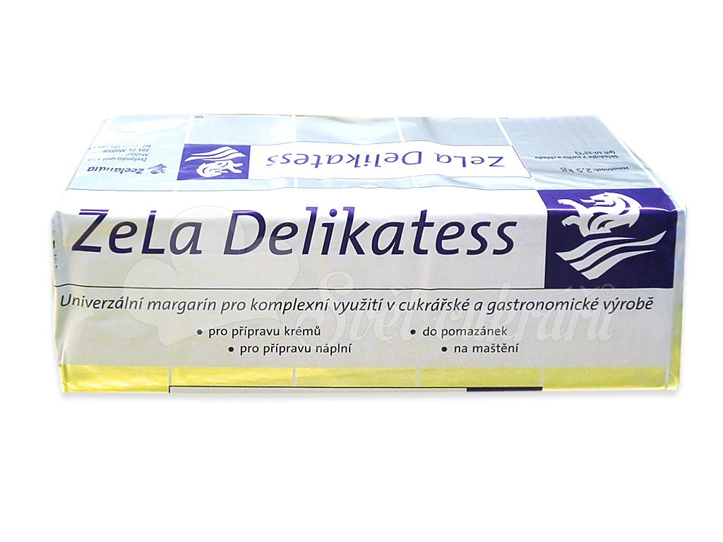Vaj margarin ZeLa Delikates 2,5 kg - Zeelandia - Olajak és zsírok -  Alapanyagok - Cukrász világ