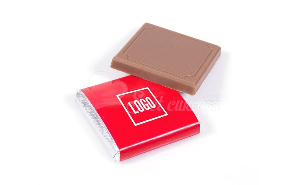 Promóciós csokoládé az Ön lenyomatával - 1000 db - Ajándék csokoládé -  Csokoládé és csokis áru, Alapanyagok - Cukrász világ