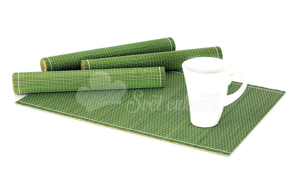 Prostírání bambusové zelené, sada 4ks - Artium - Prostírání - Na stůl -  Svět cukrářů