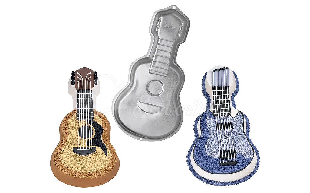 World of Confectioners - Cake tin Guitar 3D - Wilton - Cake forms - For  baking