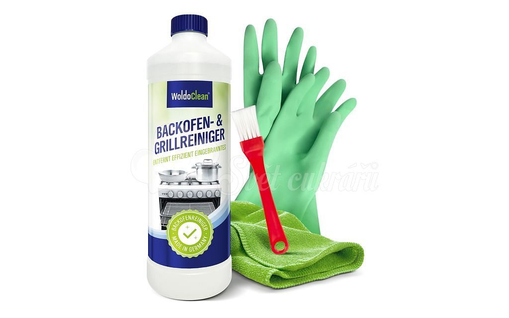 World of Confectioners - Oven and grill cleaner + gloves