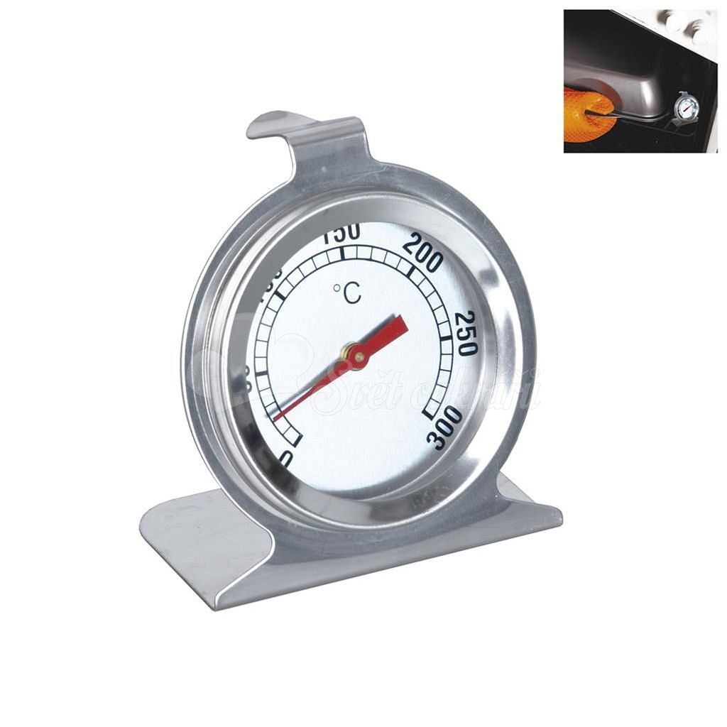 Oven Thermometer, High Accuracy Hanging Stainless Steel High Temperature  Resistant Food Dial Thermometer with Hanging Hook for Kitchen Cooking  Baking