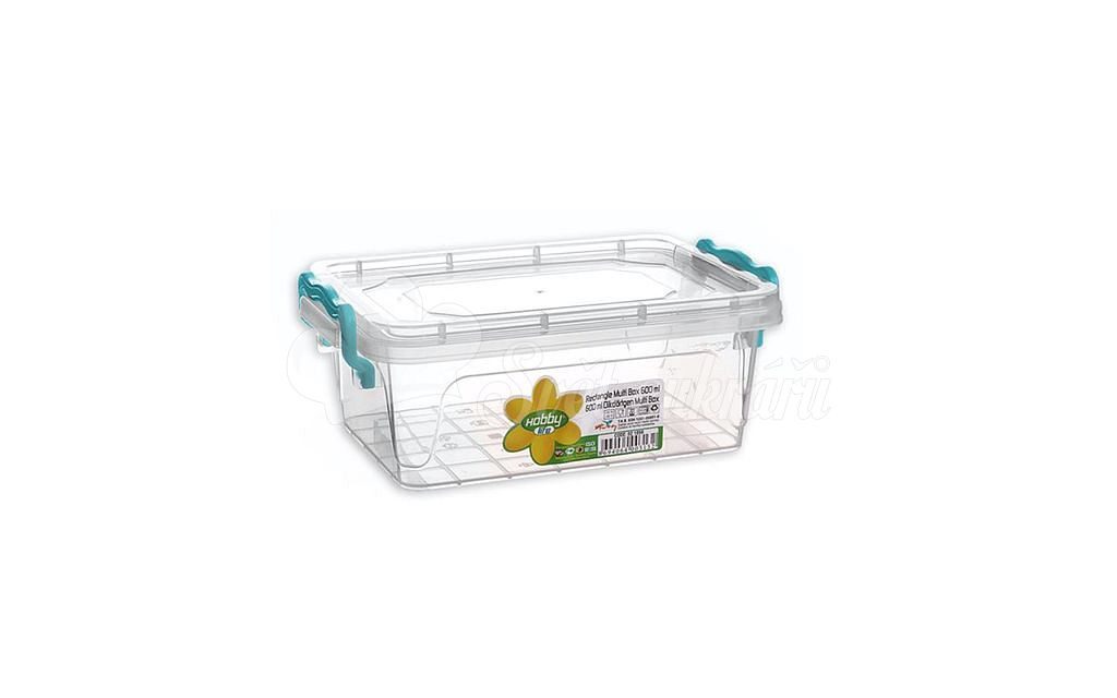World of Confectioners - Plastic food storage box with lid - 600