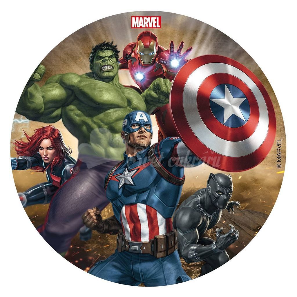 Ehető papír tortára Bosszúállók / Avengers 16 cm - Dekora - Ehető papír -  Ehető dekoráció, Alapanyagok - Cukrász világ