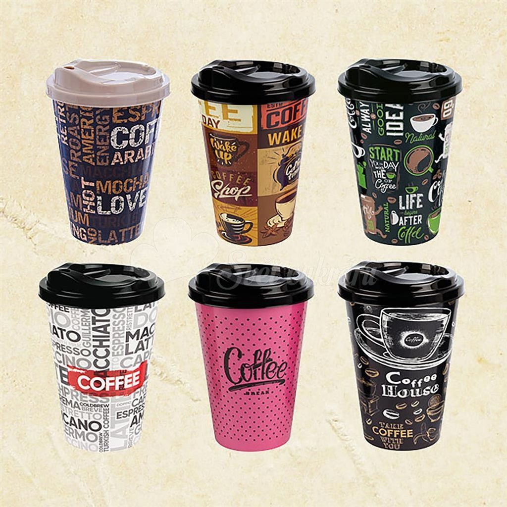 Svet cukrárov - Plastový pohár s vekom COFFEE 0,45 l - ORION - Hrnčeky a  poháre - Dekorácie a stolovanie