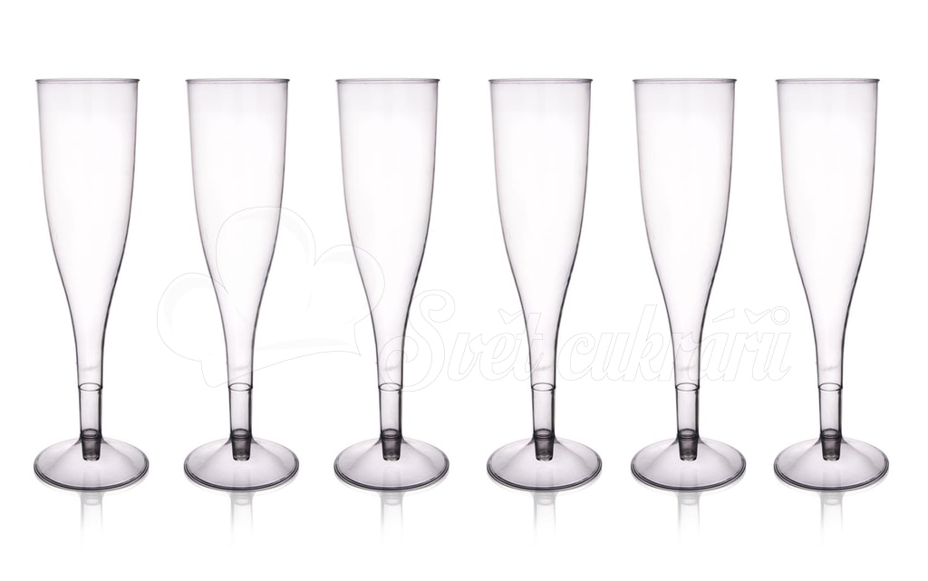 Eldobható pezsgős pohár pezsgőhöz 0,2 l - 6 db készlet - ORION - Csészék,  poharak, bögrék - Edények, Konyhai eszközök - Cukrász világ