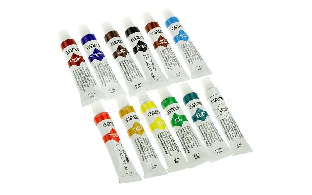 World of Confectioners - Set of acrylic crayons in tubes - 12 x 12ml -  Stylex - Kreativní tvoření - Celebrations and parties