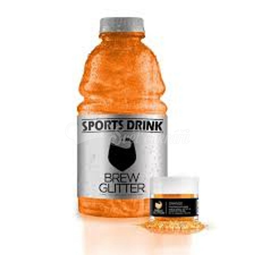 Orange BREW GLITTER Edible Glitter For Wine, Cocktails, Champagne, Drinks &  Beverages | 4 Grams | KOSHER Certified | 100% Edible & Food Grade | Kosher