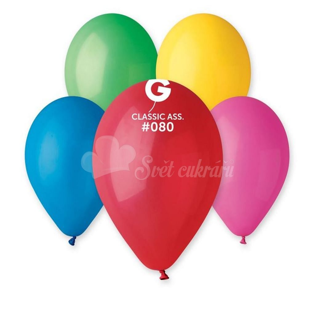 Balonky 100 ks mix barevné 26 cm pastelové - SMART - Balónky - Oslavy a  party - Svět cukrářů