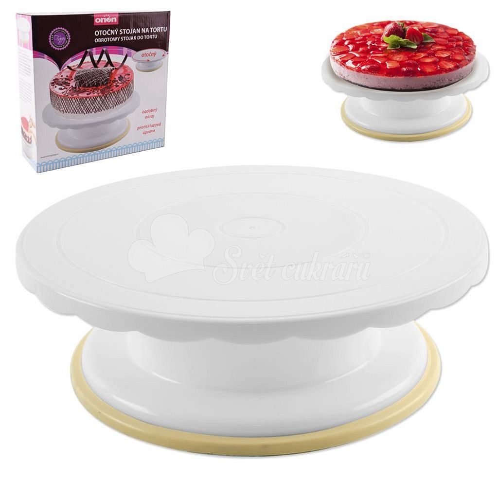 Torta díszítésére forgató állvány műanyag 28 cm - ORION - Forgó állványok  dekorációhoz (lazy susan) - Torta alátétek, állványok, szalagok, Cukrászati  eszközök - Cukrász világ