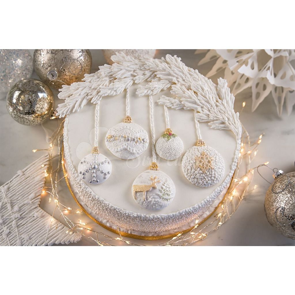 Silikonová forma na vánoční ozdoby - Christmas Baubles - Karen Davies -  Silikonové formičky na modelování - Silikonové formy, Cukrářské potřeby -  Svět cukrářů