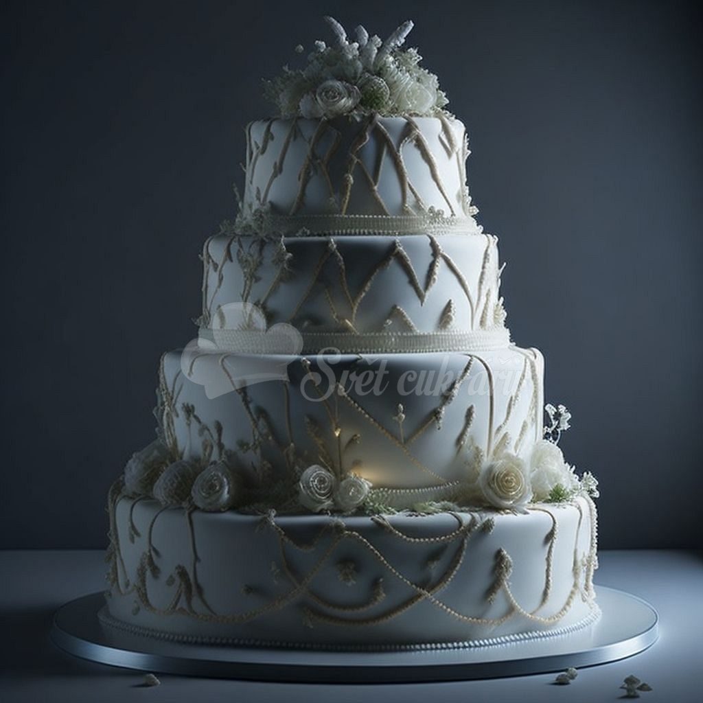 Inspirace na svatební dorty