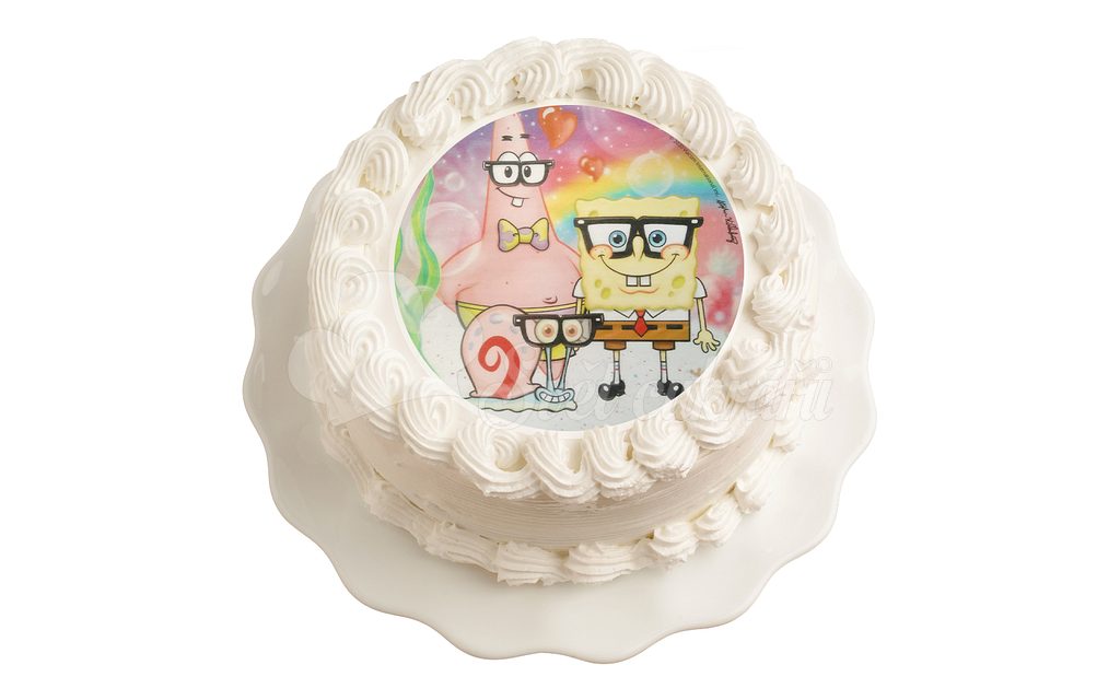 Svet cukrárov - Jedlý papier na tortu Sponge Bob 20 cm - Dekora - Jedlý  papier - Jedlé dekoracie, Suroviny
